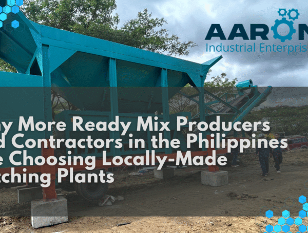 Why More Contractors and Ready Mix Companies Are Choosing Locally Manufactured Batching Plants